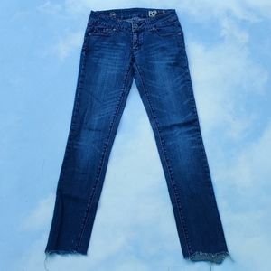 Vintage Y2K Skinny Jeans Fox Riders Co. Jeans Classic Medium Wash Denim